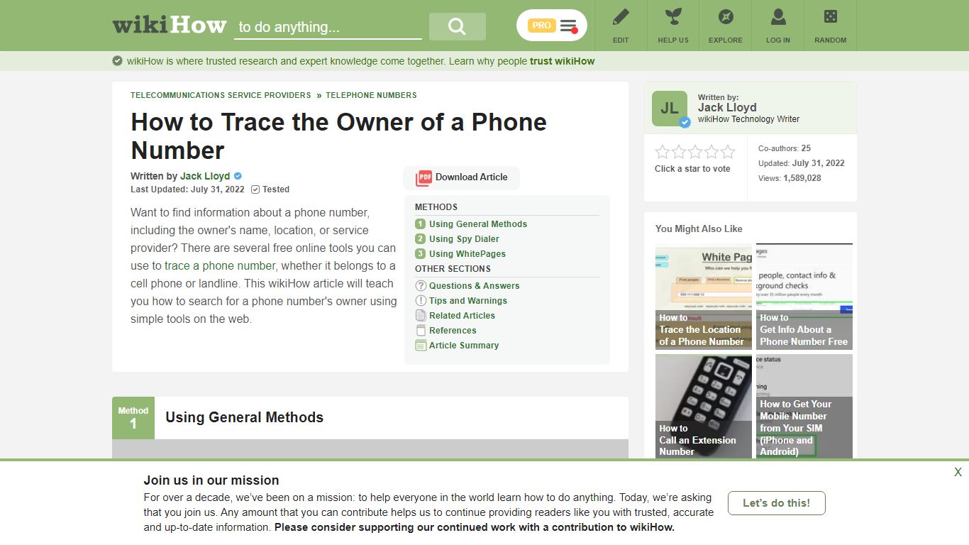 3 Ways to Trace the Owner of a Phone Number - wikiHow