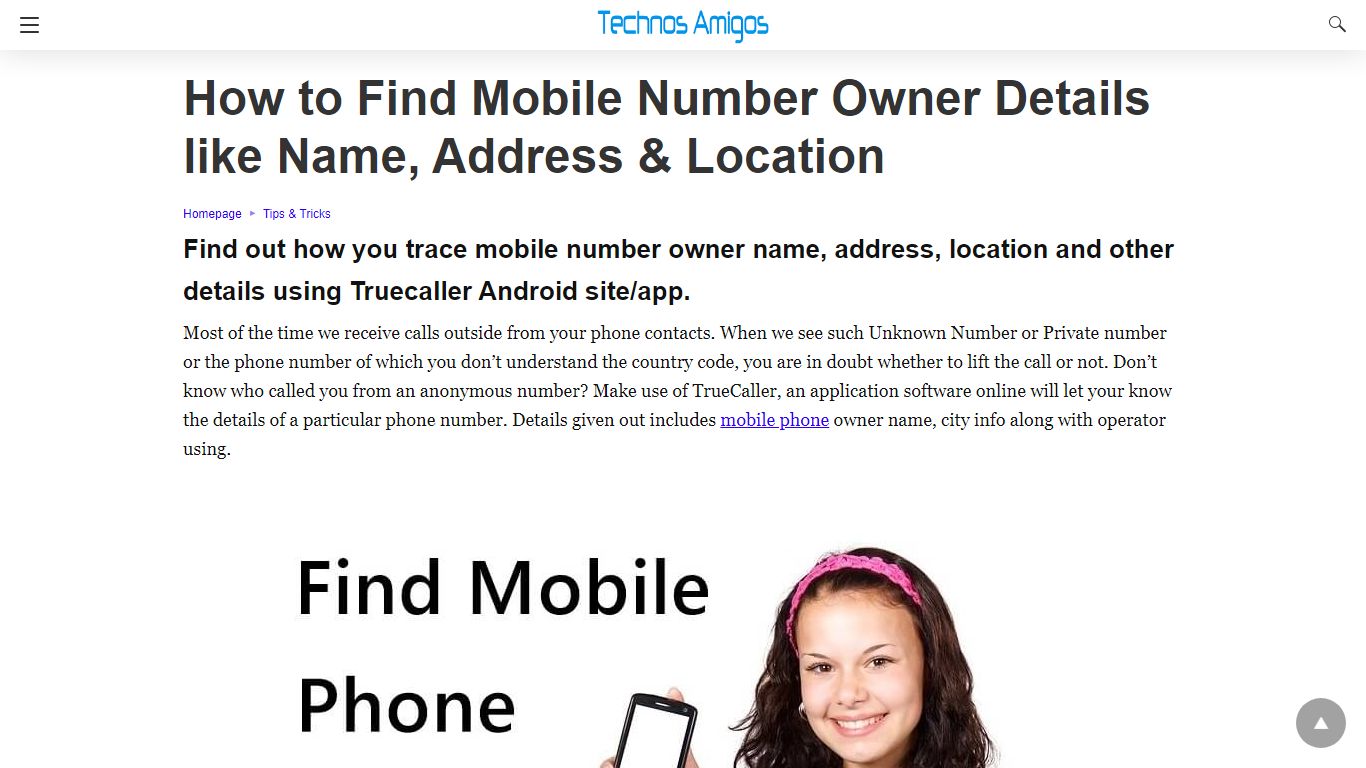 Find Mobile Number Owner Name, Address, Location, Who Called